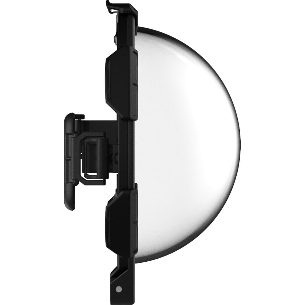 PolarPro FiftyFifty Dome for GoPro HERO9 and HERO10 Black, marine-grade waterproof up to 10 meters, polycarbonate build, tool-free removable lens, provides 30% wider field of view for over/under shots, ideal for shallow water and snorkeling.