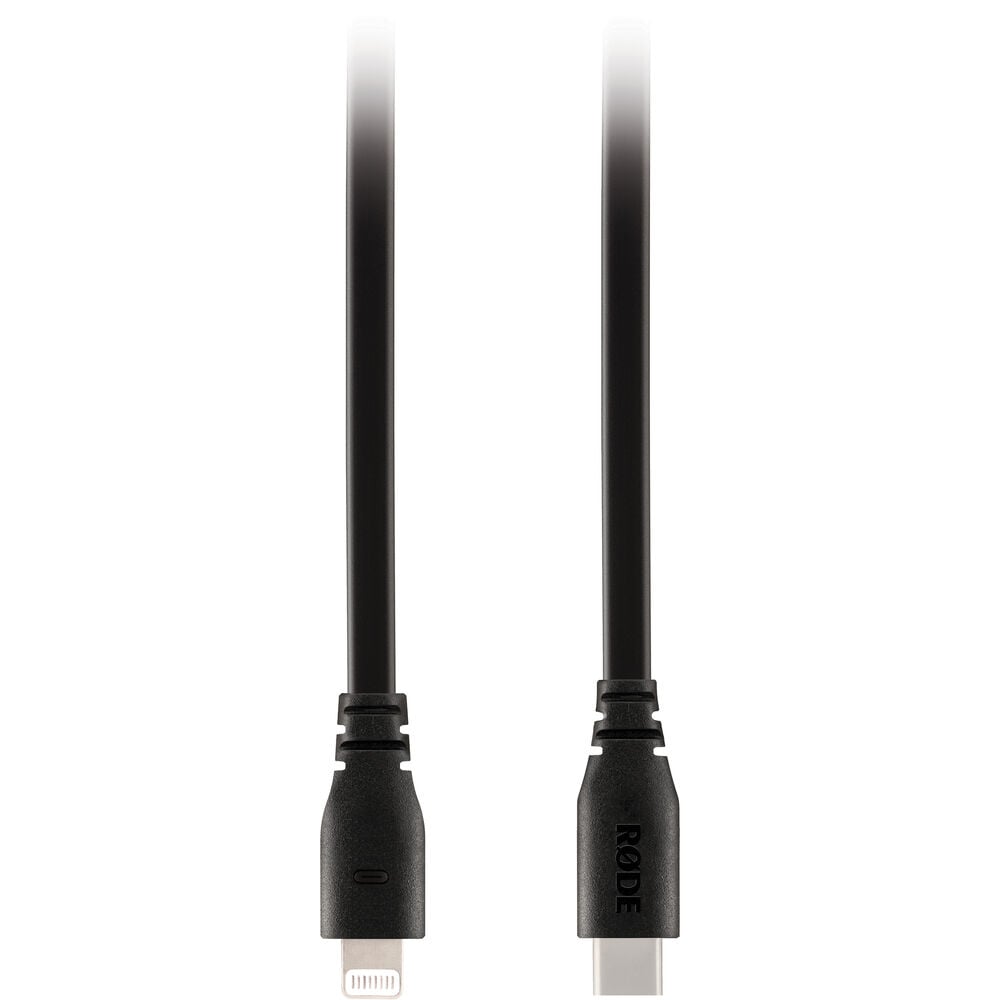 The RODE 1.5m Lightning to USB Type-C Accessory Cable is specially designed to work with MFi-certified microphones and lightning-compatible iOS devices.