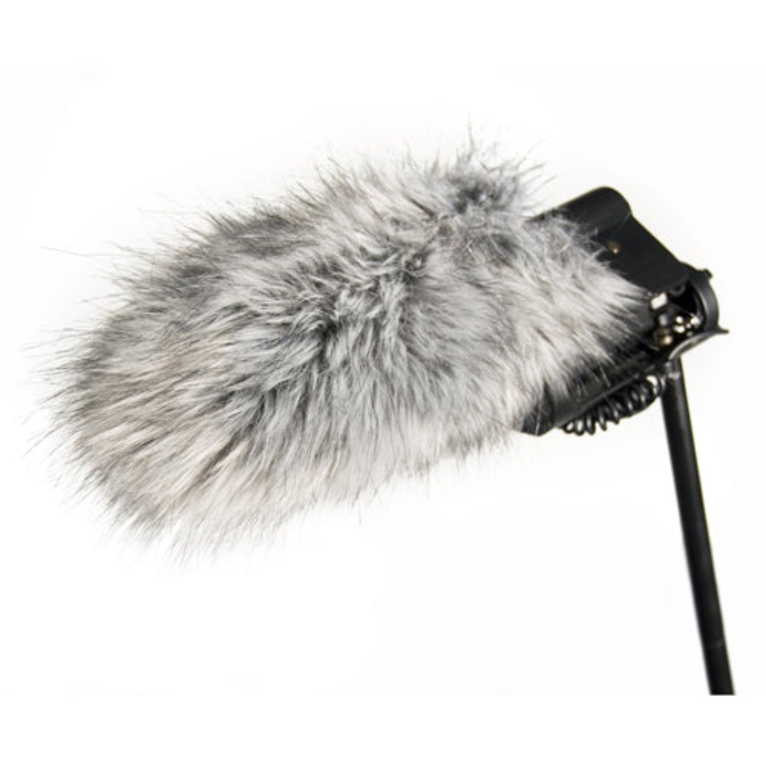 The RODE Deadcat Artificial Fur Wind Shield is designed to minimise wind noise.