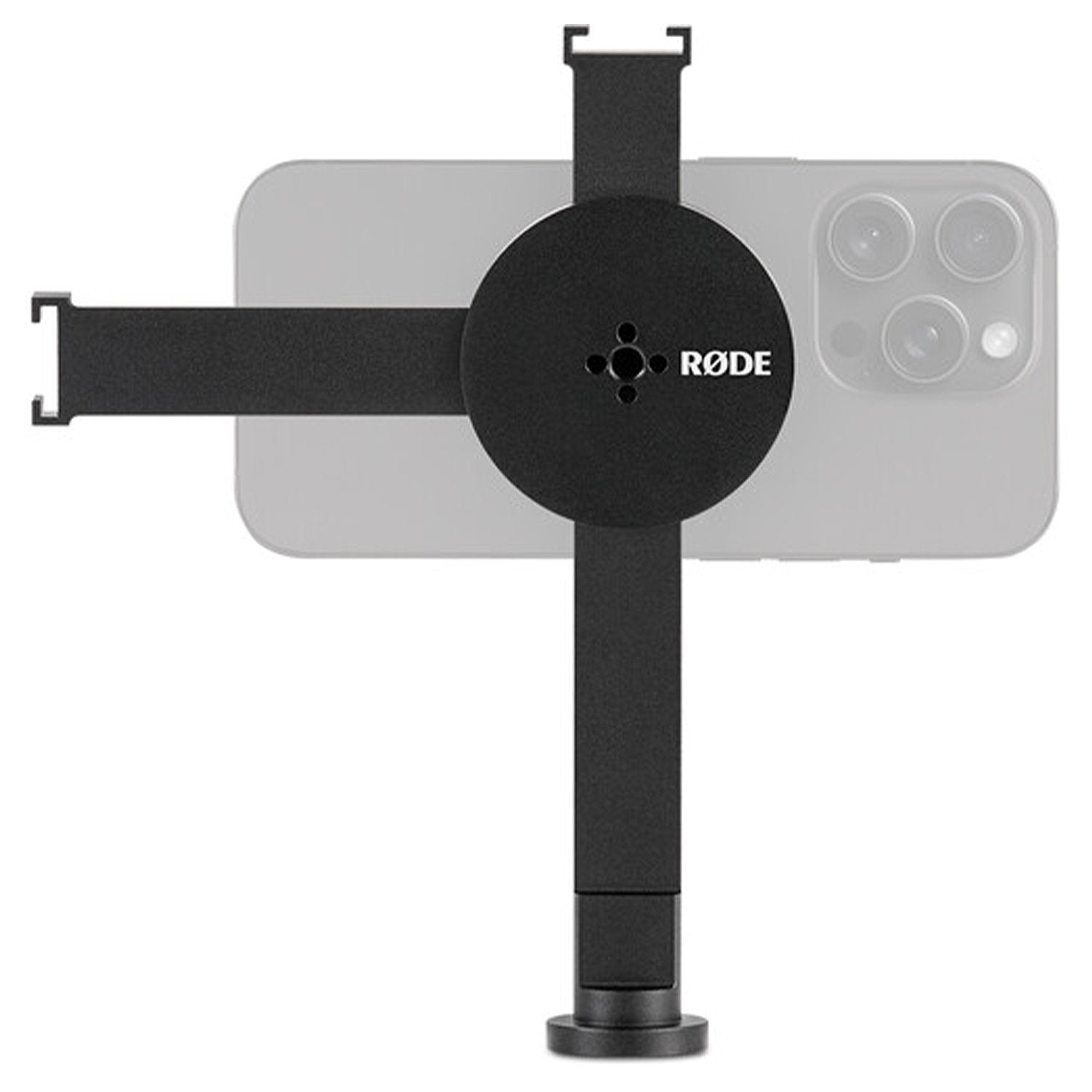 RODE Magnetic Mount – discreet magnetic clip mount designed for securely attaching RØDE wireless microphones to clothing or surfaces.