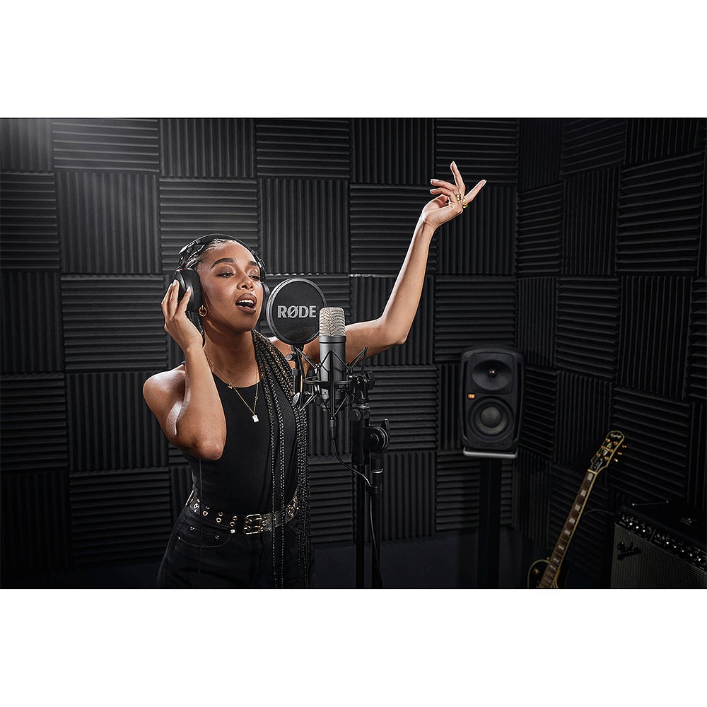 A condenser microphone that features extremely low noise of 4 dBA and high SPL handling of 142 dB. Ideal for content creators and studio work.