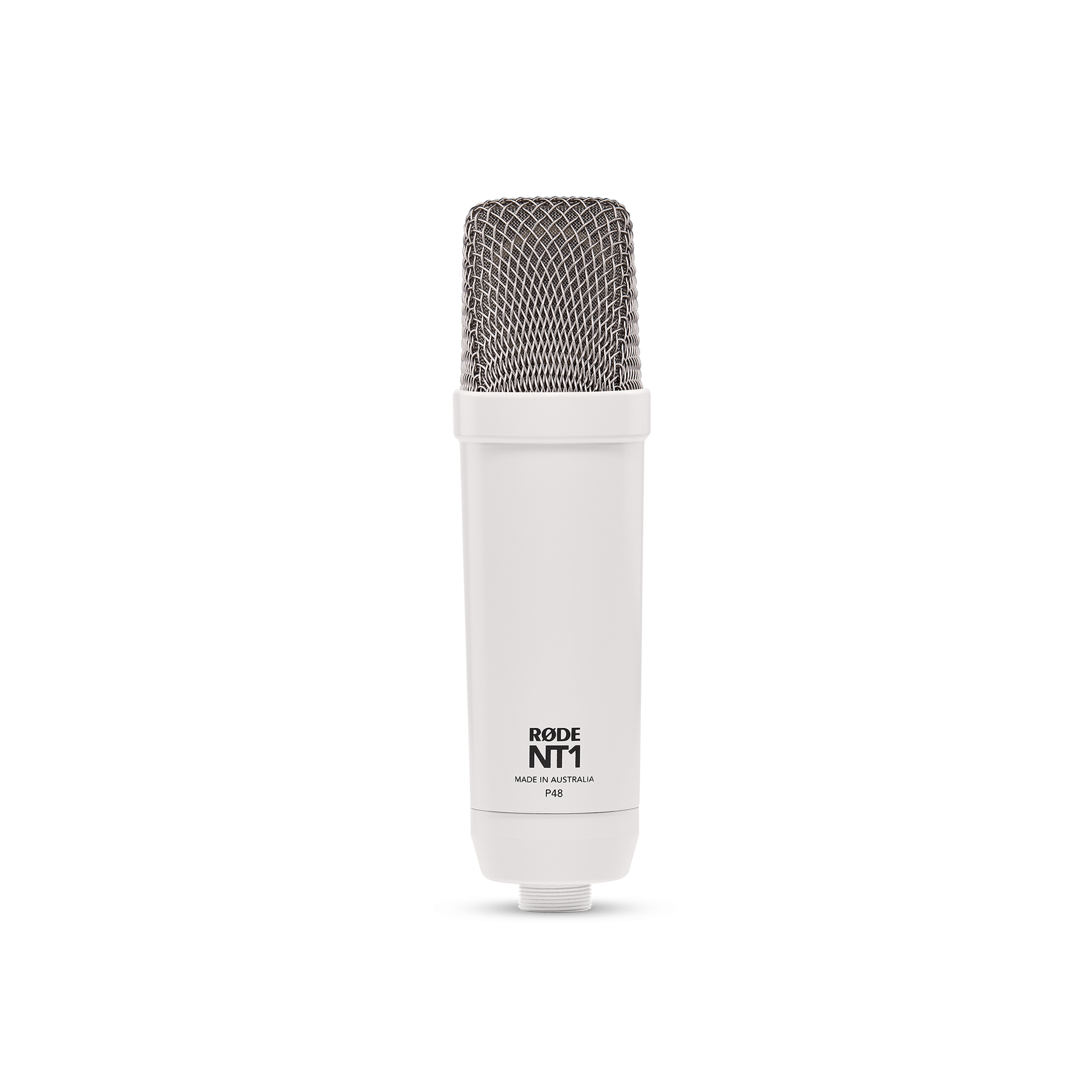 Versatile NT1 studio microphone known for its silky, warm sound, exceptional low noise (4 dBA) and high SPL handling.