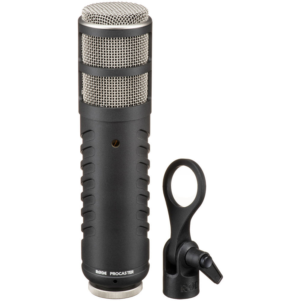 This RODE Procaster Dynamic Vocal Microphone captures studio quality sound on your laptop for podcasts, radio production and voice-overs.