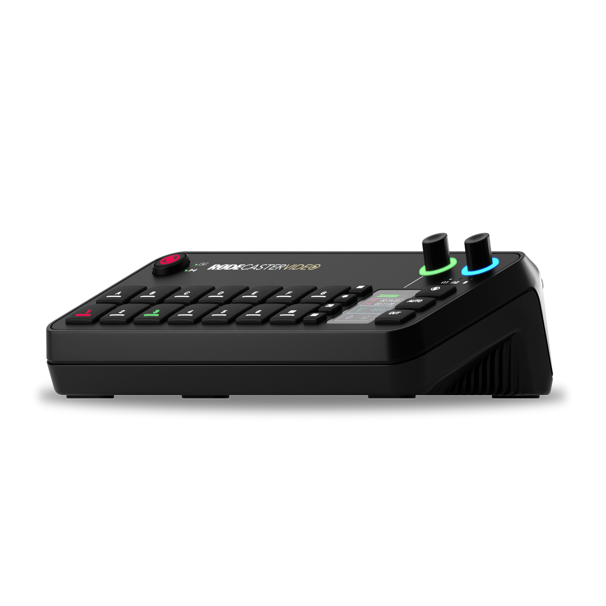 The RODECaster Video is an compact console for video switching, recording, and audio production, it supports up to six video sources with intuitive controls.