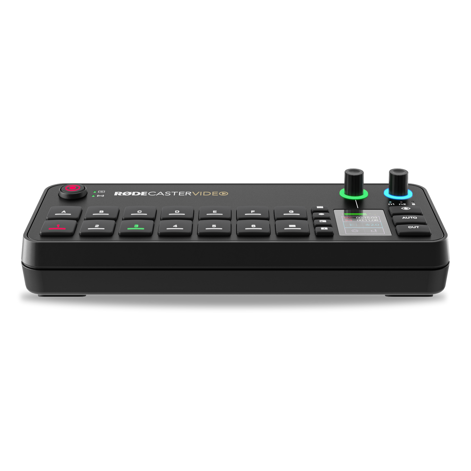 The RODECaster Video is an compact console for video switching, recording, and audio production, it supports up to six video sources with intuitive controls.
