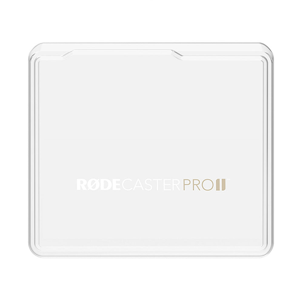 The RODECover is a durable polycarbonate shell made to protect your RODECaster Pro II from dust, spills, and accidental impact. RODE accessory for creators.