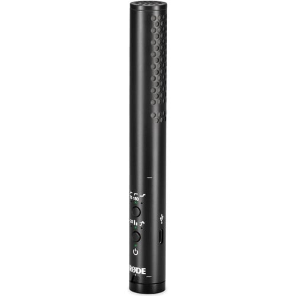 The RODE VideoMic NTG Shotgun Microphone requires no extra adapters to work with cameras, USB-equipped computers and smartphones. For video content creators.