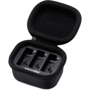 A robust charging case designed to protect your gear while powering it. Compatible with both transmitters and the receiver of the RODE Wireless GO II.