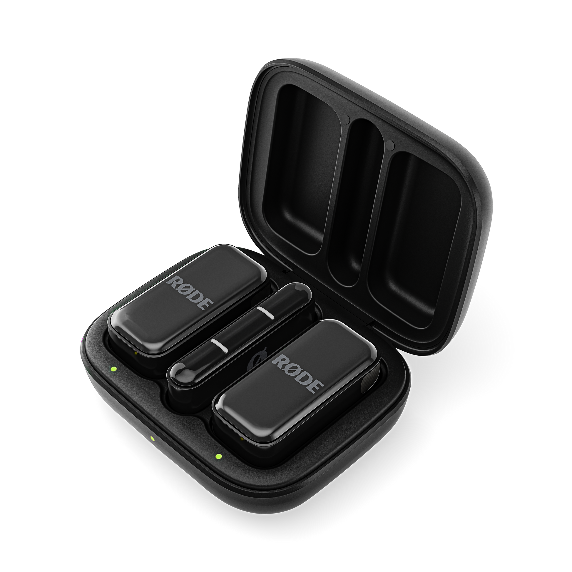 RODE Wireless Micro Lightning (Black) – compact wireless microphone with Lightning connector, designed for clear audio capture on iPhones and iPads.