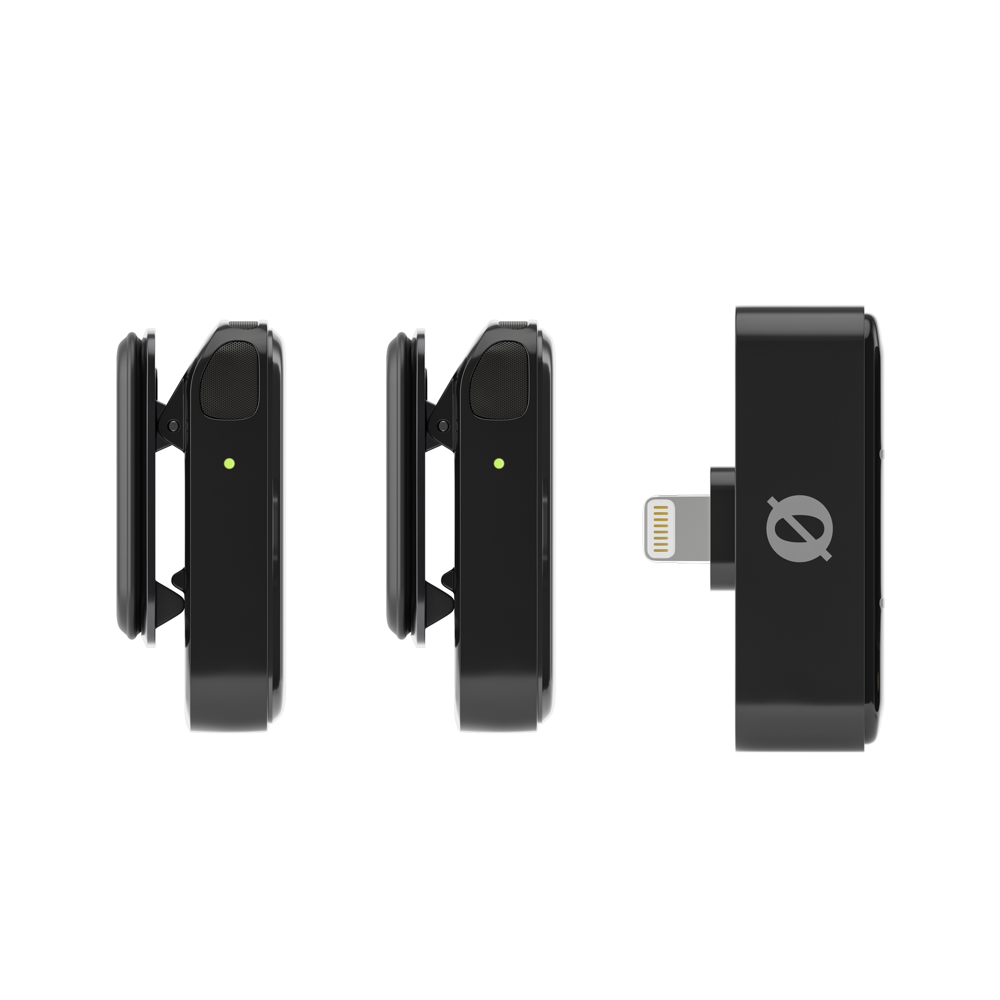 RODE Wireless Micro Lightning (Black) – compact wireless microphone with Lightning connector, designed for clear audio capture on iPhones and iPads.