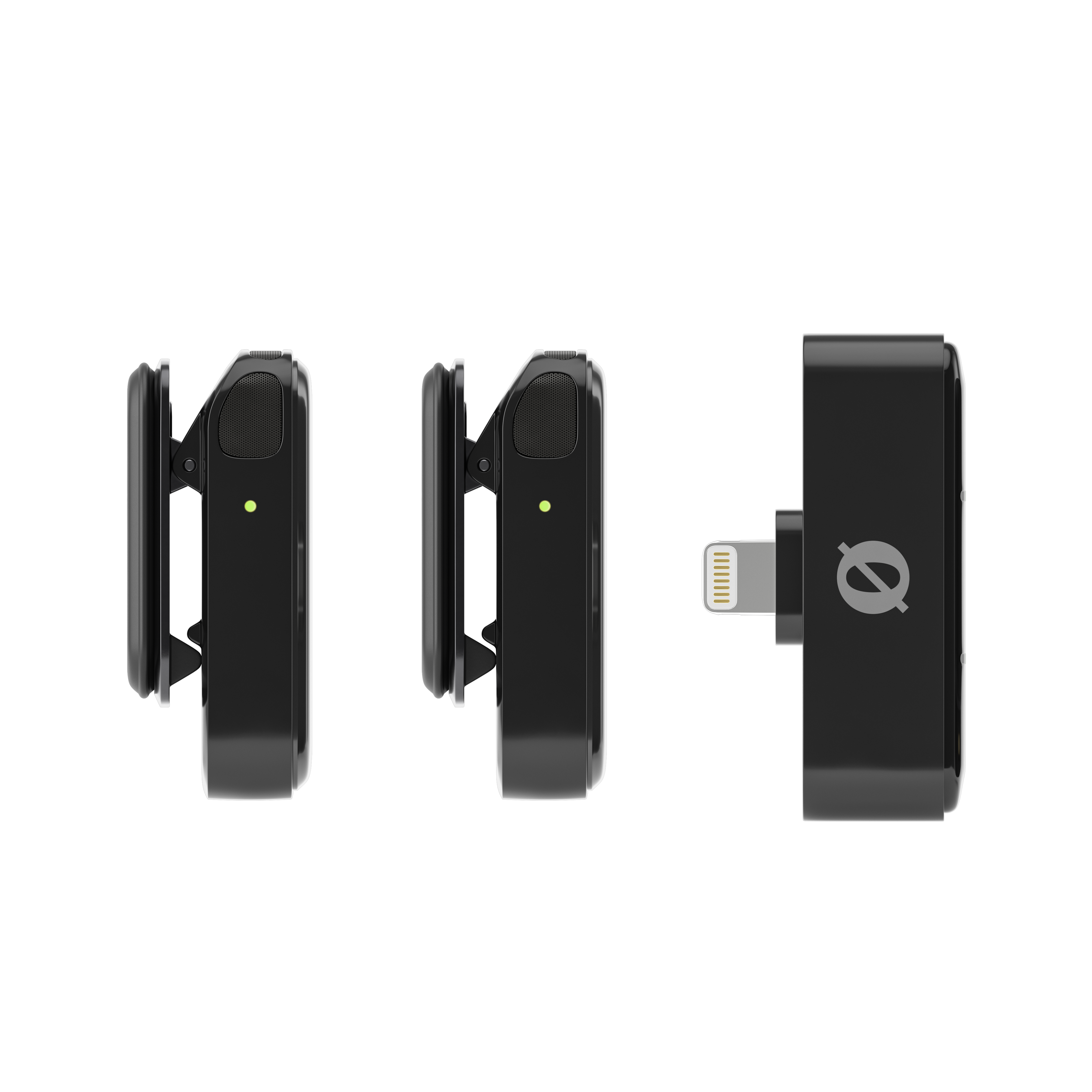 RODE Wireless Micro Lightning (Black) – compact wireless microphone with Lightning connector, designed for clear audio capture on iPhones and iPads.
