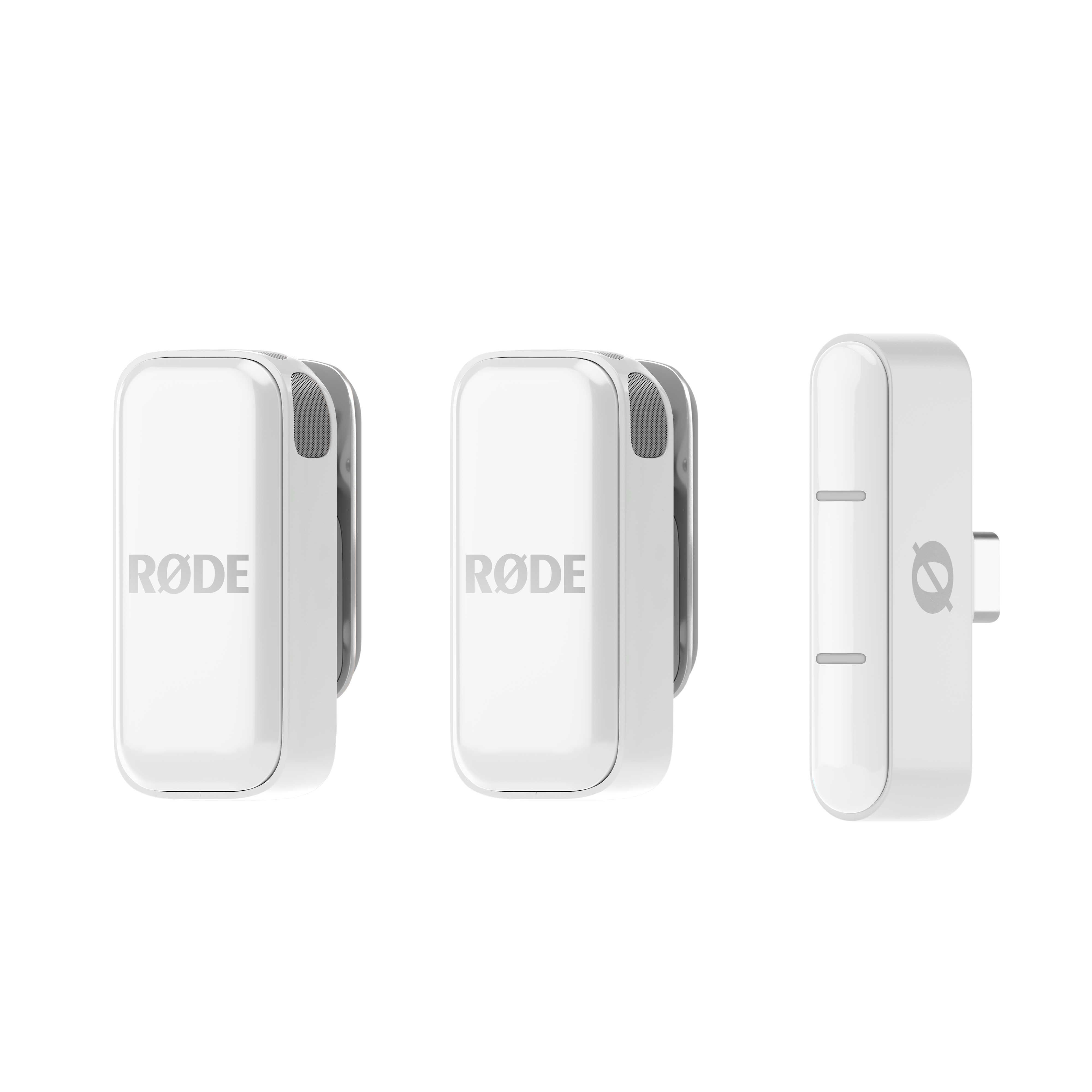 RODE Wireless Micro USB-C (White) – ultra-compact wireless microphone with USB-C connector, ideal for high-quality audio recording on Android devices and other USB-C gear.