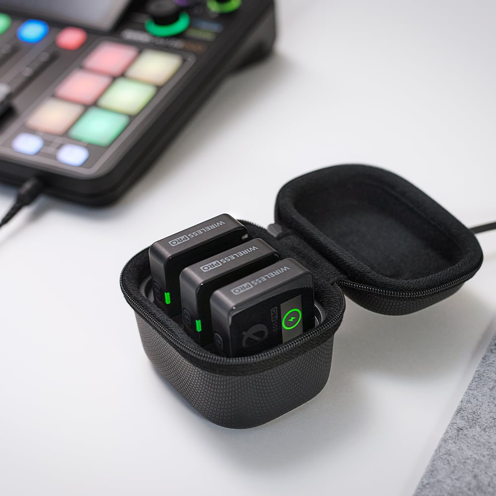 Record unmatched quality 2-Person interviews on Lavalier II microphones. Features a 32-bit float on-board recording with 40 hours of internal memory.