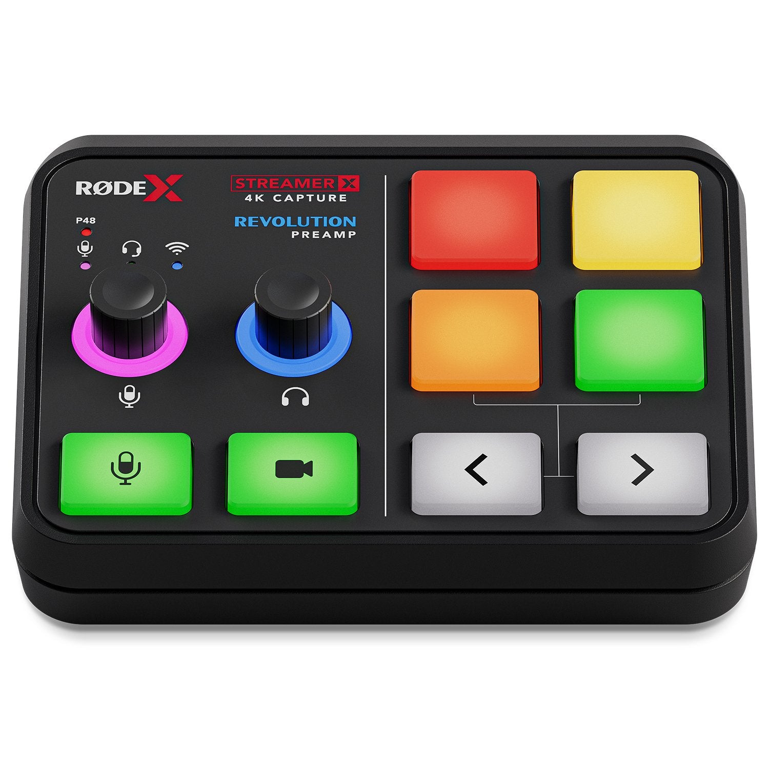 The Streamer X is a compact yet powerful audio and video console. It is compatible with all RODE Software and provides pristine audio quality.