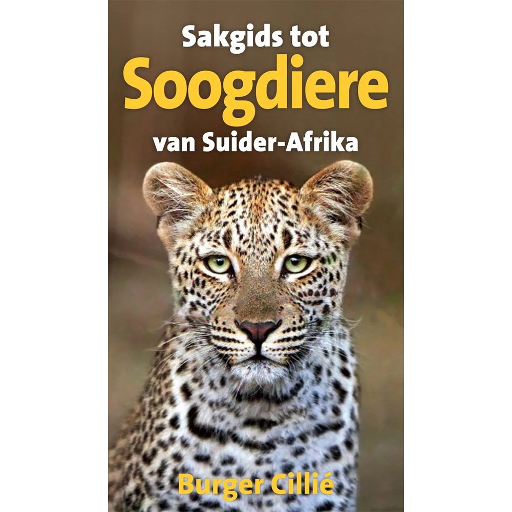 Jou Sakgids tot Soogdiere in Suid-Afrika is a handige en kompakte handleiding tot meer as ‘n honderd soogdierspesies.