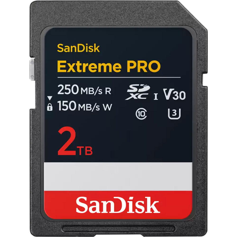 SanDisk Extreme PRO SD card designed for stutter-free 4K UHD video
