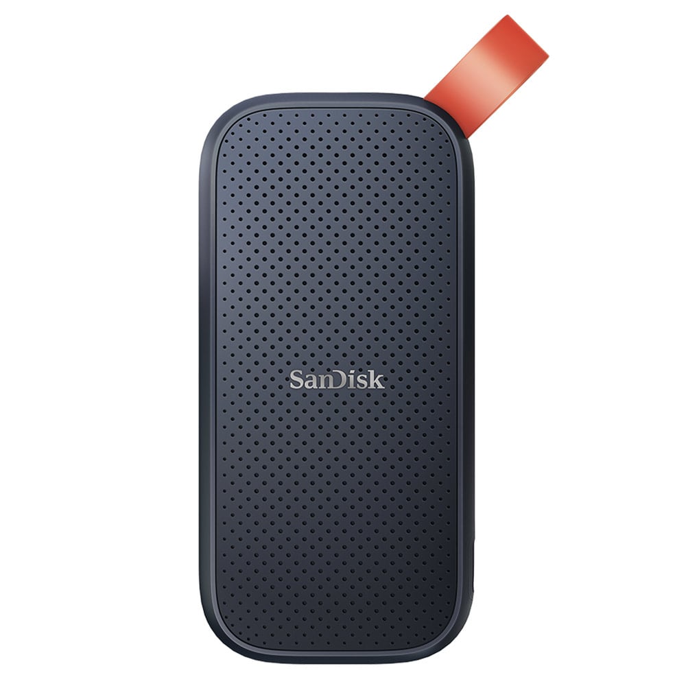 The SanDisk Gen 2 Portable SSD features up to two-meter drop protection plus a tough rubber hook gives you the peace of mind to take it with you wherever.