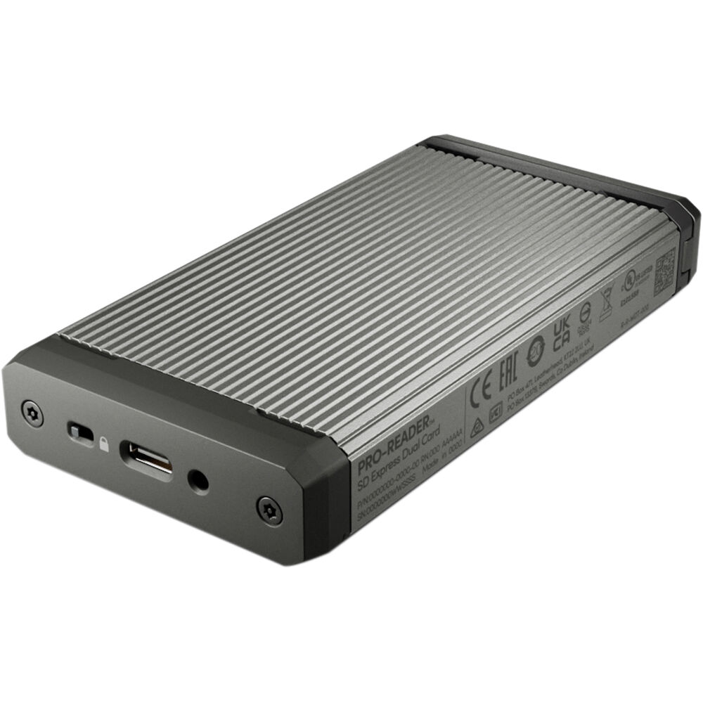 SanDisk SD Express card reader with SD and microSD slots
