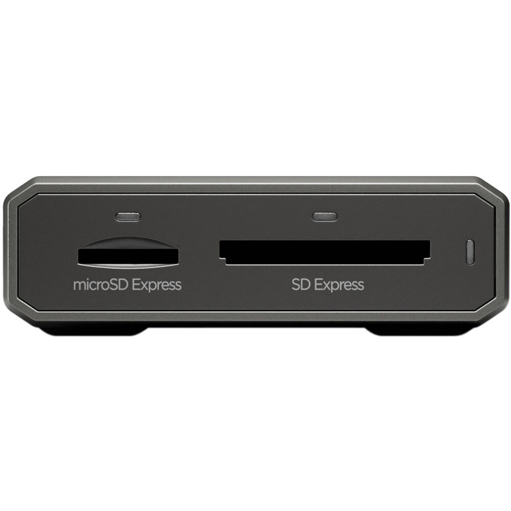 SanDisk SD Express card reader with SD and microSD slots
