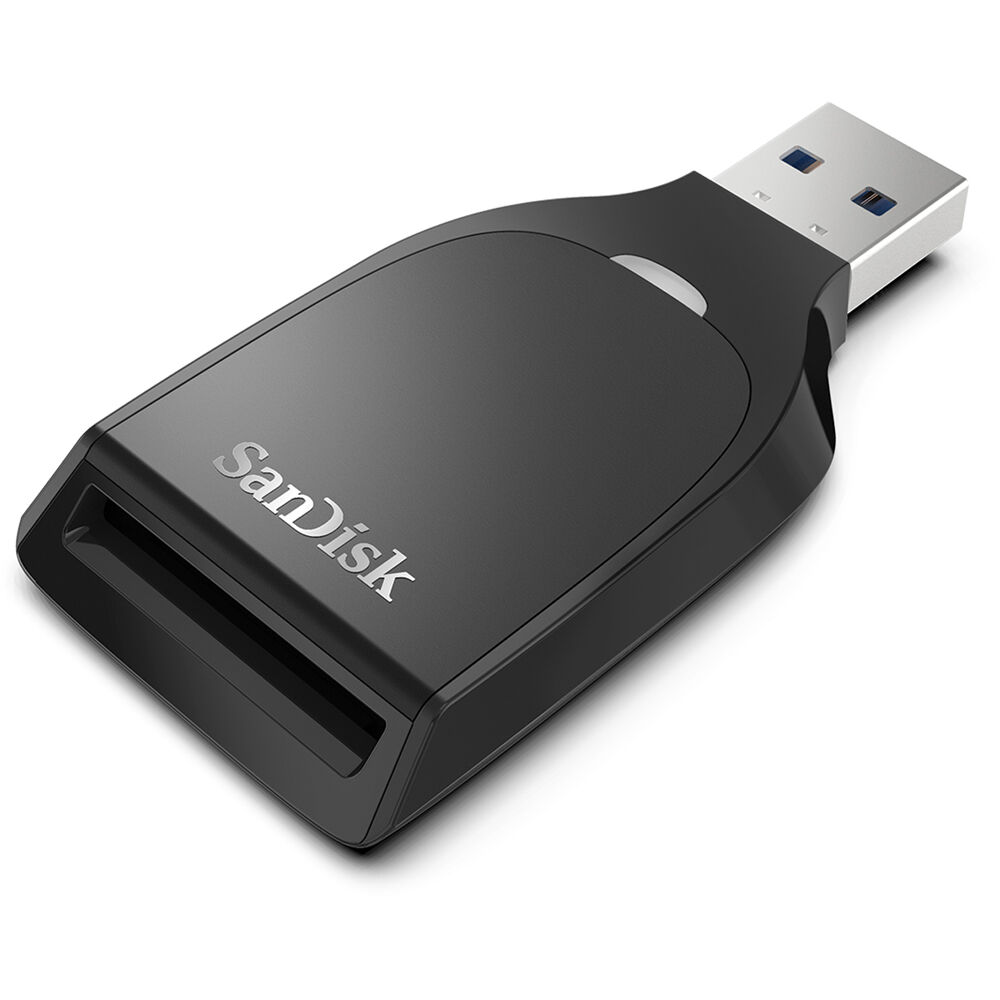 SanDisk QuickFlow SD UHS-I USB-A Reader for fast 4K video and RAW photo transfers up to 250MB/s
