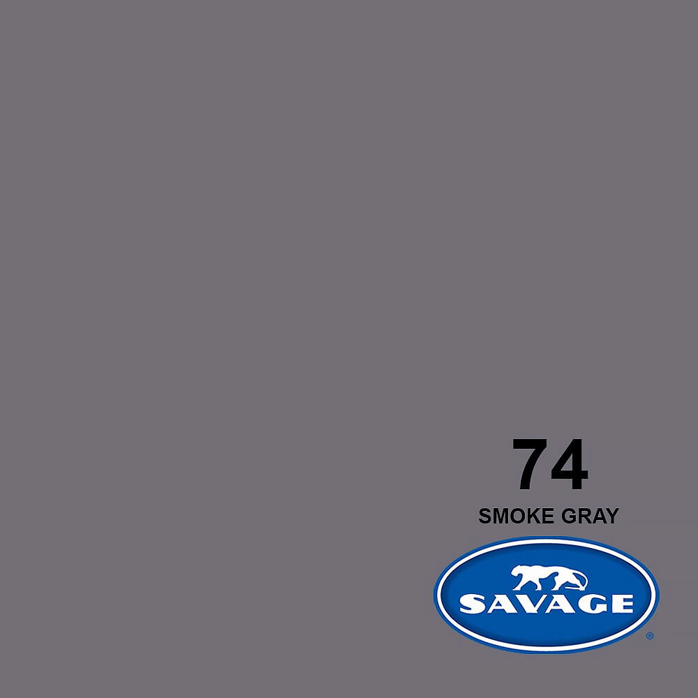 Savage 2.72x11m Seamless Paper Backdrop (Smoke Grey)