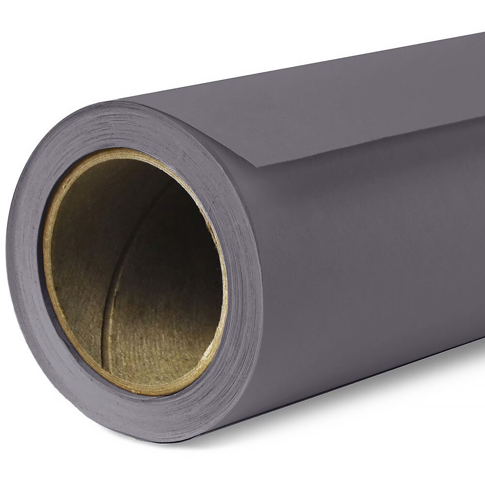 Savage 2.72x11m Seamless Paper Backdrop (Smoke Grey)