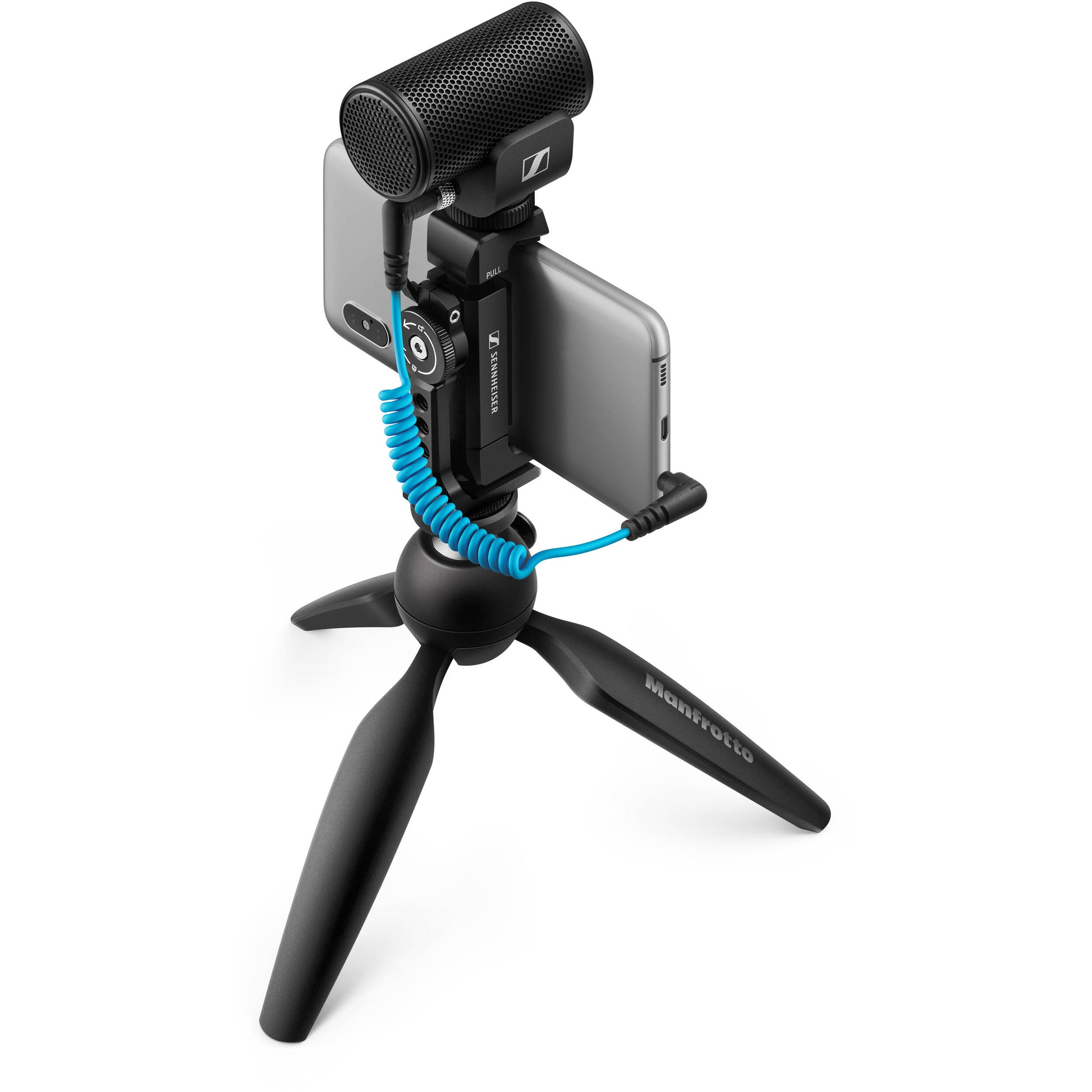 Sennheiser MKE 200 Mobile Kit – directional on-camera microphone with smartphone accessories for clear, focused audio on the go.