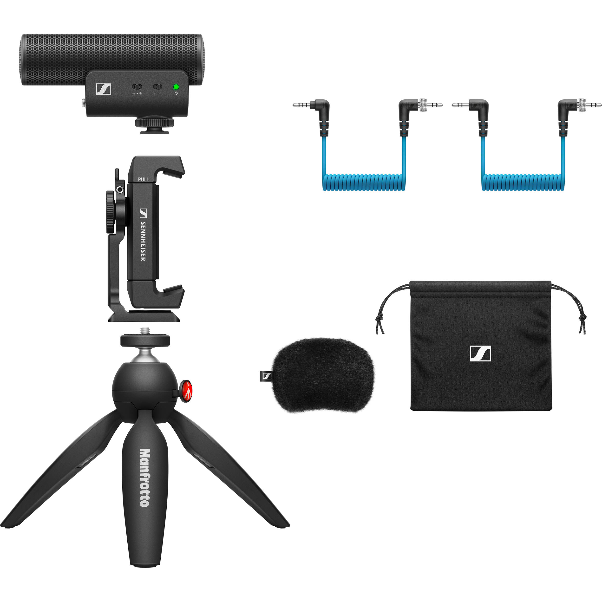 Sennheiser MKE 400 Mobile Kit – compact shotgun microphone with mobile accessories for professional audio anywhere.