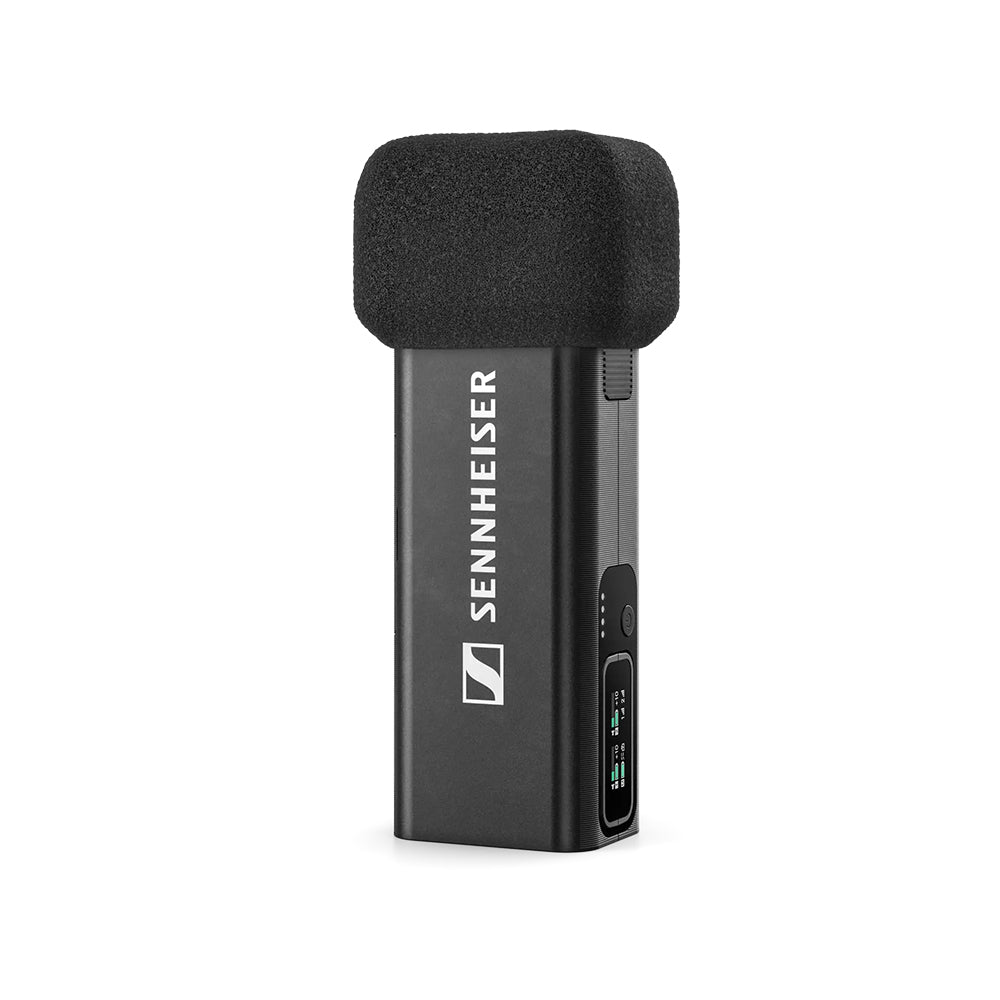 Capture pro audio effortlessly with the Sennheiser Profile Wireless 2 channel system featuring clip-on mics, handheld use, internal recording and easy setup.
