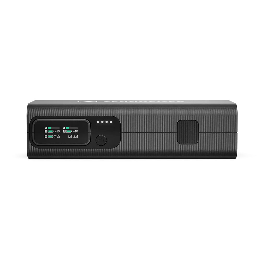 Capture pro audio effortlessly with the Sennheiser Profile Wireless 2 channel system featuring clip-on mics, handheld use, internal recording and easy setup.