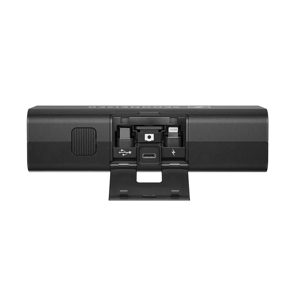 Capture pro audio effortlessly with the Sennheiser Profile Wireless 2 channel system featuring clip-on mics, handheld use, internal recording and easy setup.