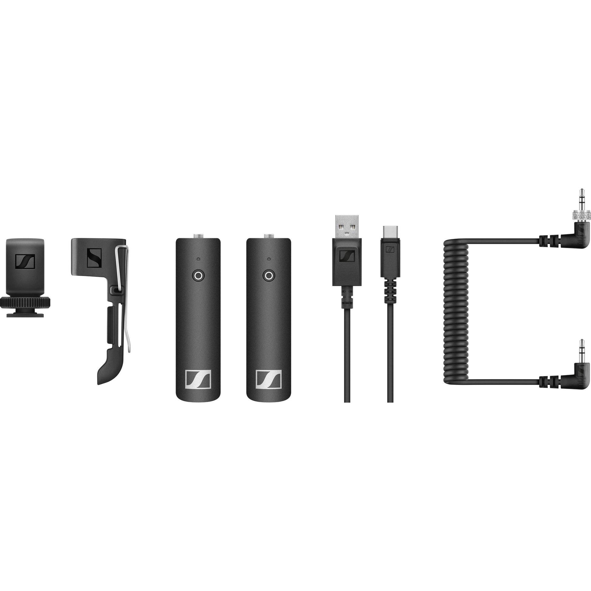 Sennheiser XSW-D portable base set with compact transmitter and receiver.