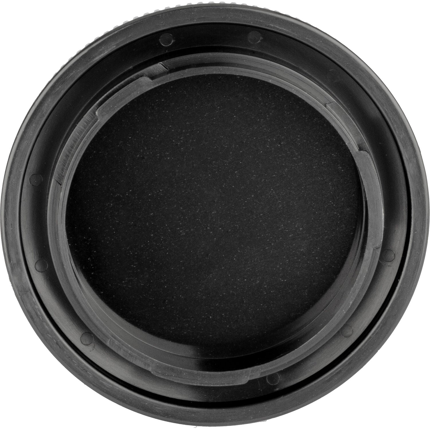 Sensei Body Cap with durable black plastic that securely fits on lens mount to protect camera sensor and internal components from dust, moisture, and damage, with finger-grip edges for easy attachment and removal.
