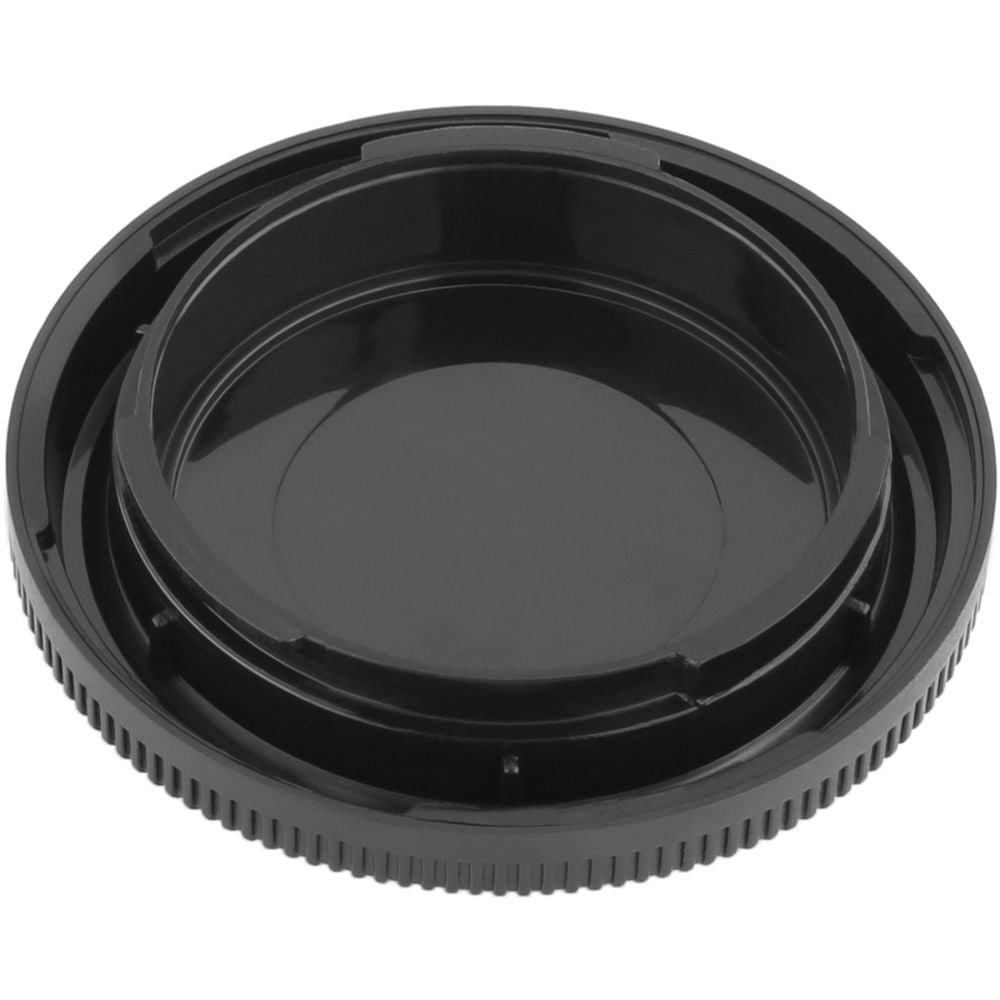 Sensei Body Cap with durable black plastic that securely fits on lens mount to protect camera sensor and internal components from dust, moisture, and damage, with finger-grip edges for easy attachment and removal.
