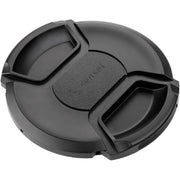 Sensei center pinch snap-on lens cap for dust and scratch protection

