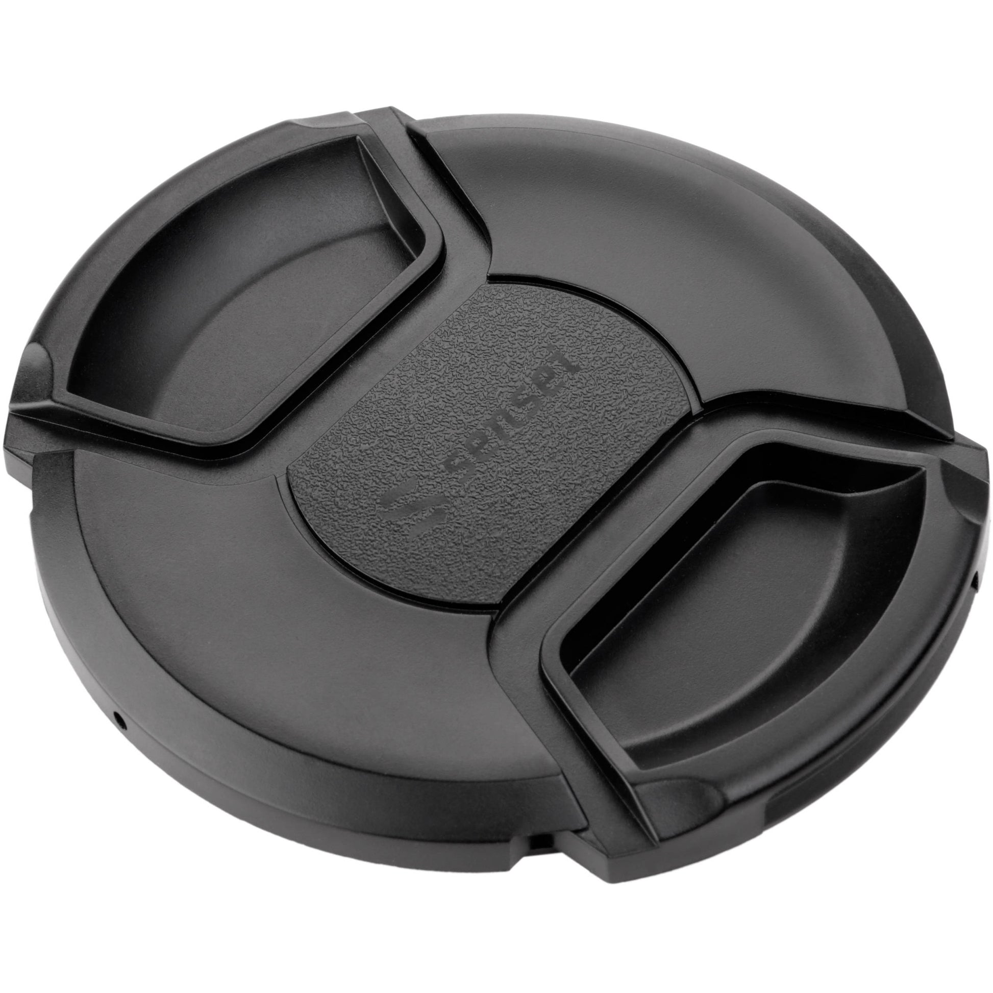 Sensei center pinch snap-on lens cap for dust and scratch protection
