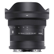 Sigma 10-18mm f/2.8 DC DN Contemporary Lens – ultra-wide-angle zoom with fast aperture, ideal for landscapes, architecture, and vlogging.