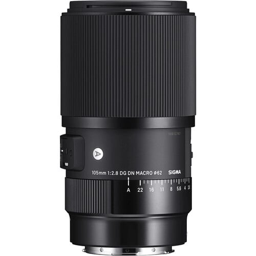 Sigma 105mm f/2.8 DG DN Macro Art Lens for Leica L – 1:1 macro with f/2.8 aperture and professional optical quality.