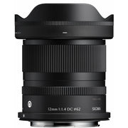 Sigma 12mm f/1.4 DC Contemporary ultra-wide-angle APS-C lens.