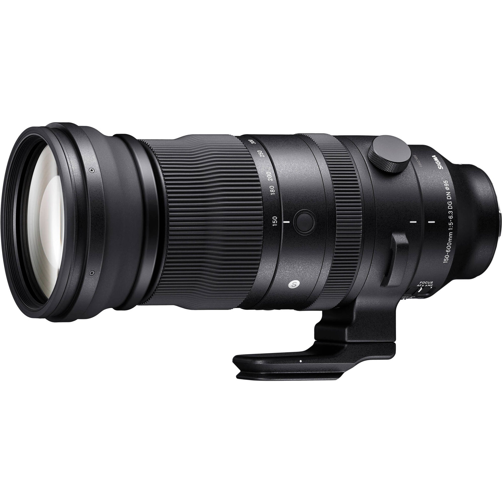 Camera lens on a white background