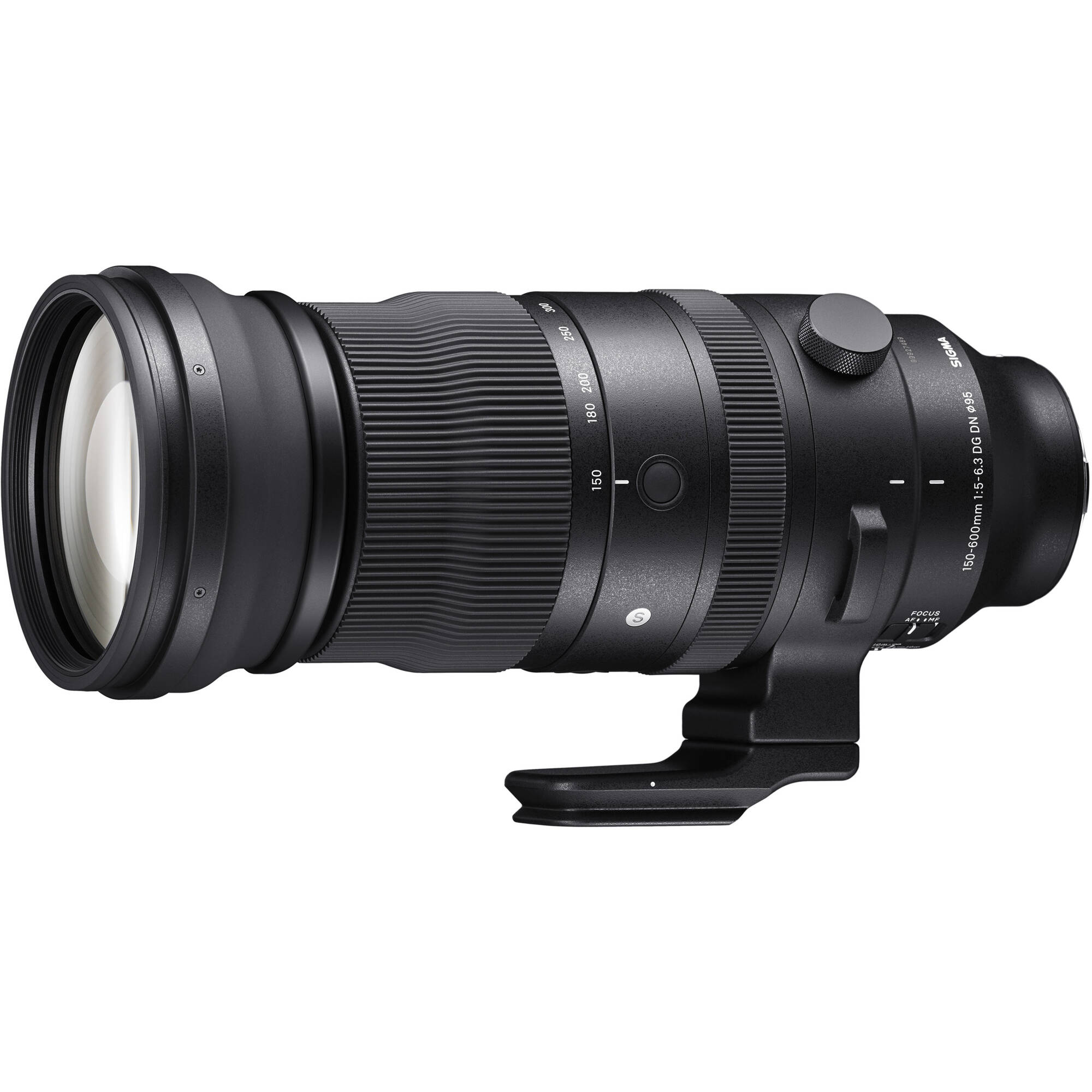 Camera lens on a white background