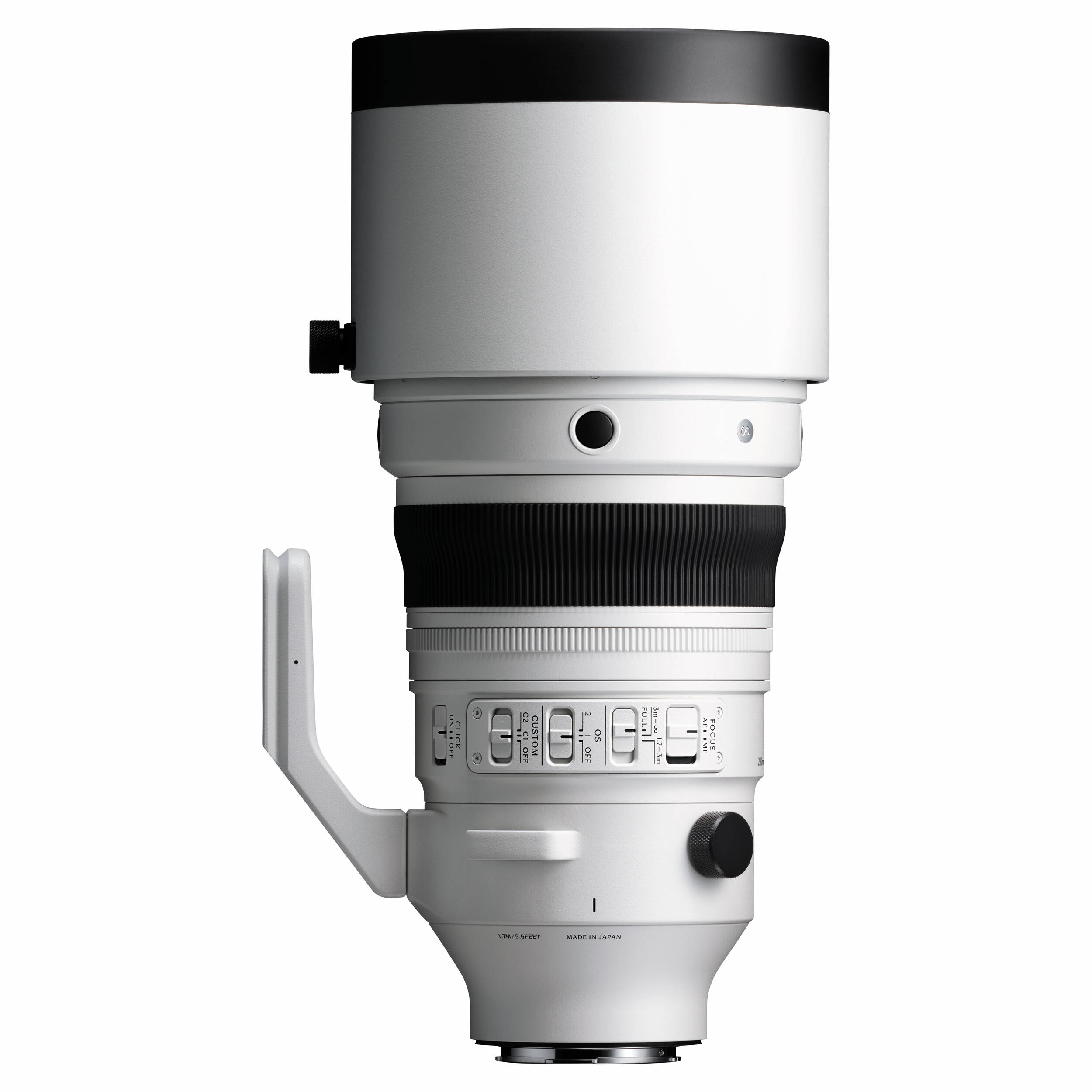Sigma 200mm f/2 DG OS Sports lens for full-frame mirrorless cameras.