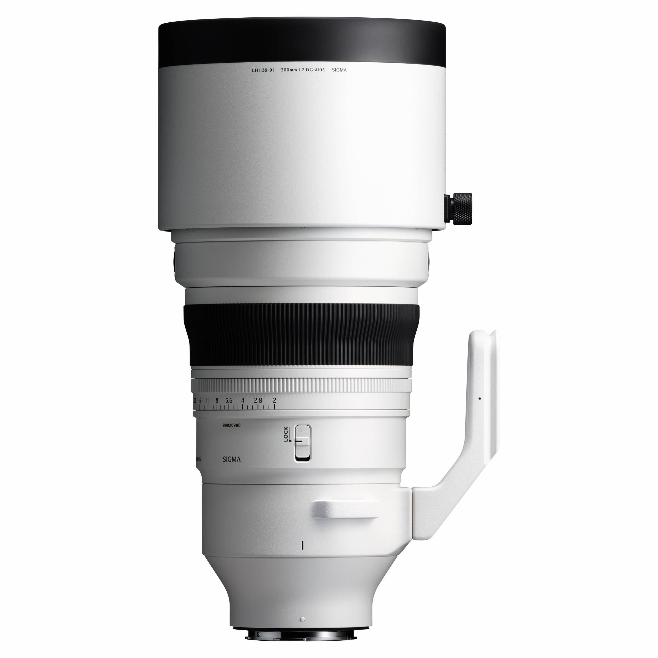 Sigma 200mm f/2 DG OS Sports lens for full-frame mirrorless cameras.