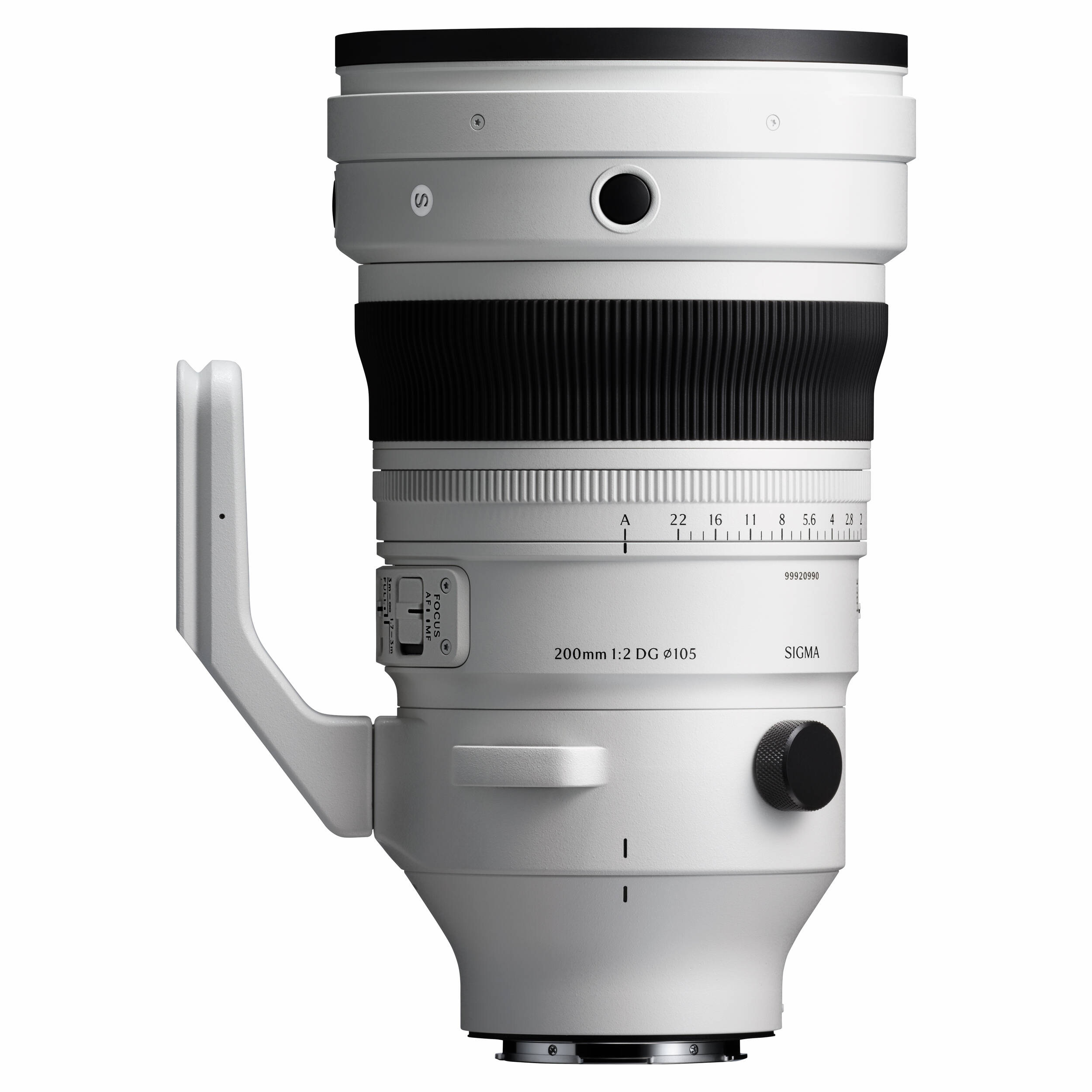 Sigma 200mm f/2 DG OS Sports lens for full-frame mirrorless cameras.