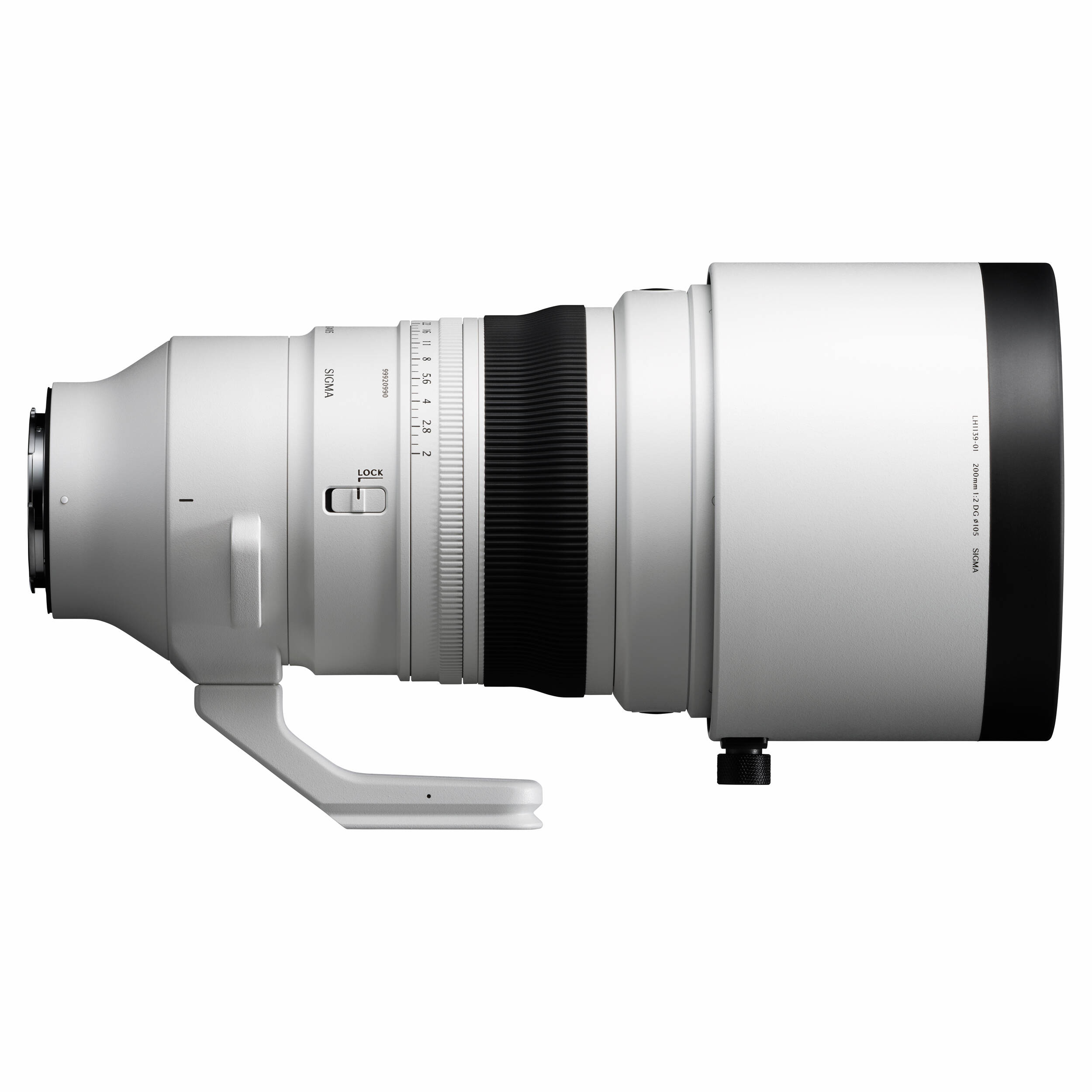 Sigma 200mm f/2 DG OS Sports lens for full-frame mirrorless cameras.