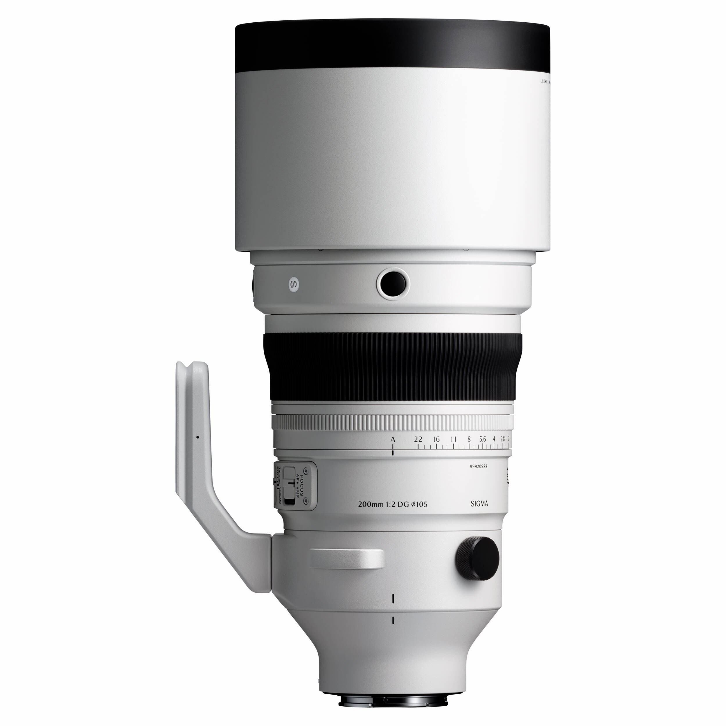 Sigma 200mm F2 DG OS Sports lens for full-frame mirrorless cameras.