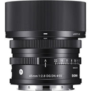 Sigma 45mm f/2.8 DG DN Contemporary Lens for Leica L – a sleek, lightweight prime offering smooth bokeh, sharp detail, and a versatile focal length for street, travel, and daily photography.