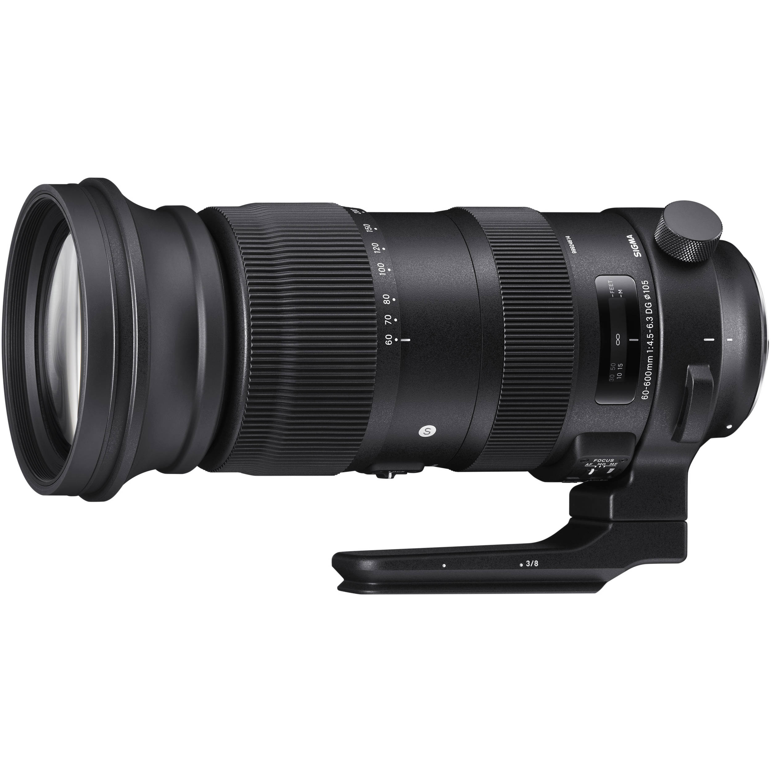 Sigma 60-600mm f/4.5-6.3 DG OS HSM Sports Lens for Nikon F. A versatile 10x zoom with OS stabilisation, pro build, and sharp optics for wildlife, sports, and outdoor photography.