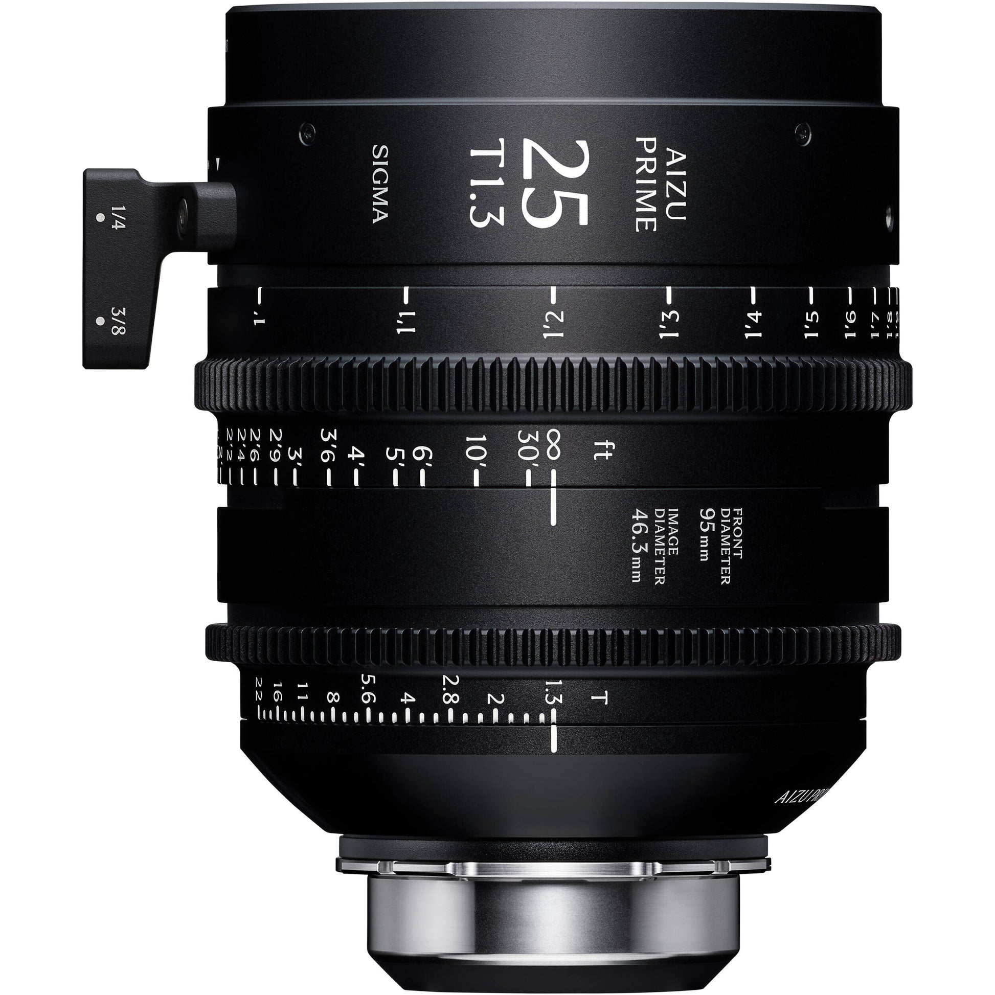 Sigma Aizu Prime T1.3 LF Cinema Lens ARRI PL compact large-format cine lens with fast aperture.