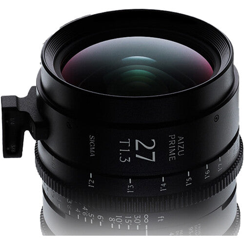 Sigma Aizu Prime T1.3 LF Cinema Lens ARRI PL compact large-format cine lens with fast aperture.